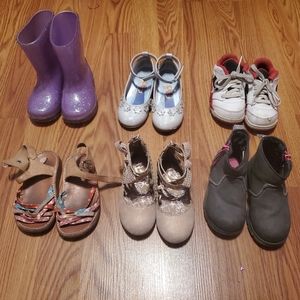 Toddler Girls Shoe Lot Size 6/6.5